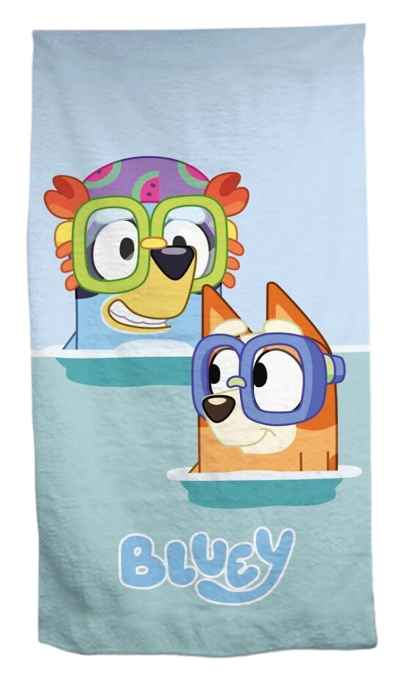 Bluey Beach Towel 70x140cm 100% Cotton 290gsm