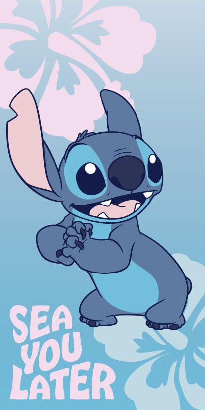 Stitch Beach Towel 70x140cm 100% Polyester