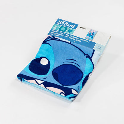 Stitch Beach Towel 70x140cm 100% Polyester