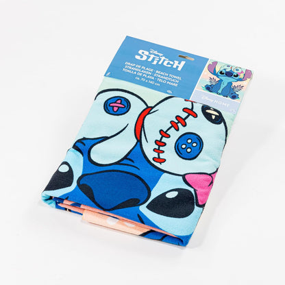 Stitch Beach Towel 70x140cm 100% Polyester