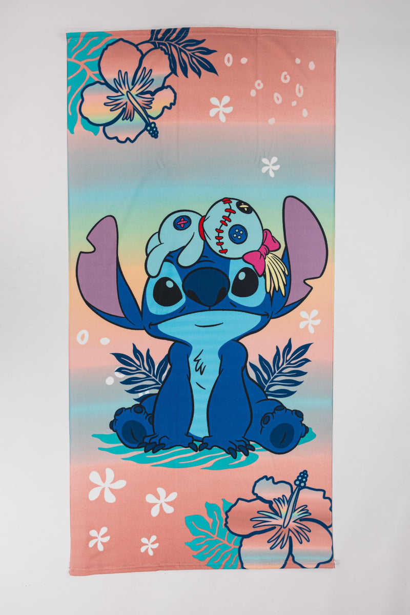 Stitch Beach Towel 70x140cm 100% Polyester