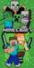 Minecraft Beach Towel 70x140cm 100% Polyester