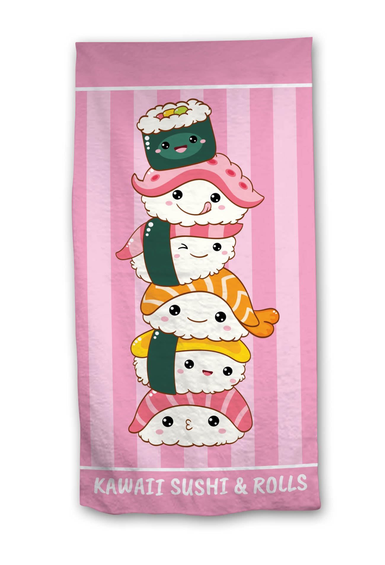 Kawaii Beach Towel 70x140cm 100% Polyester