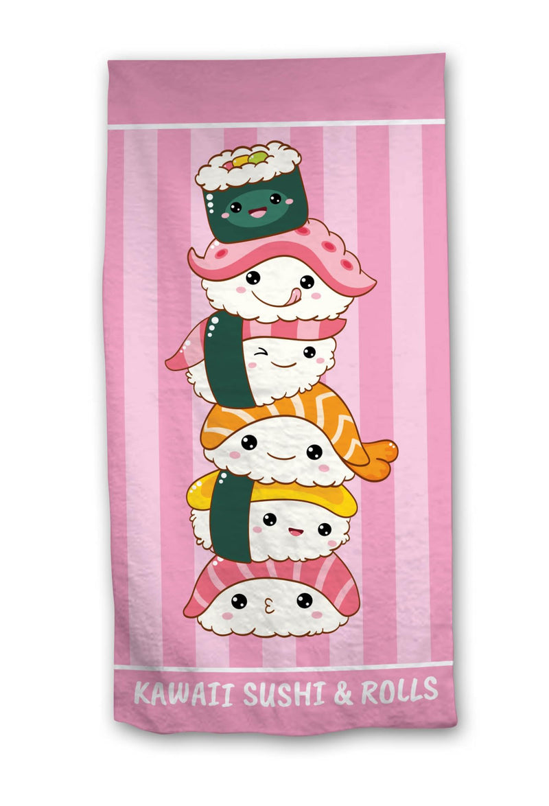 Kawaii Beach Towel 70x140cm 100% Polyester
