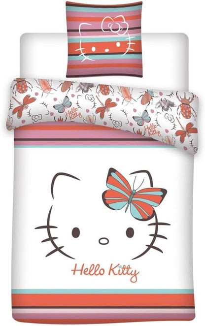 Hello Kitty - Duvet Cover 140x200cm + 65