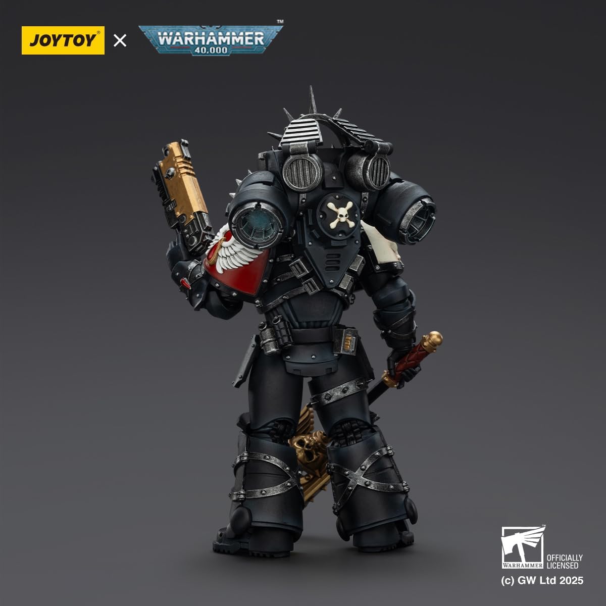 Warhammer 40,000: Combat Patrol Blood Angels Action Figure Lemartes With Jump Pack Blood Crozius And Absolver Bolt Pistol 12 Cm