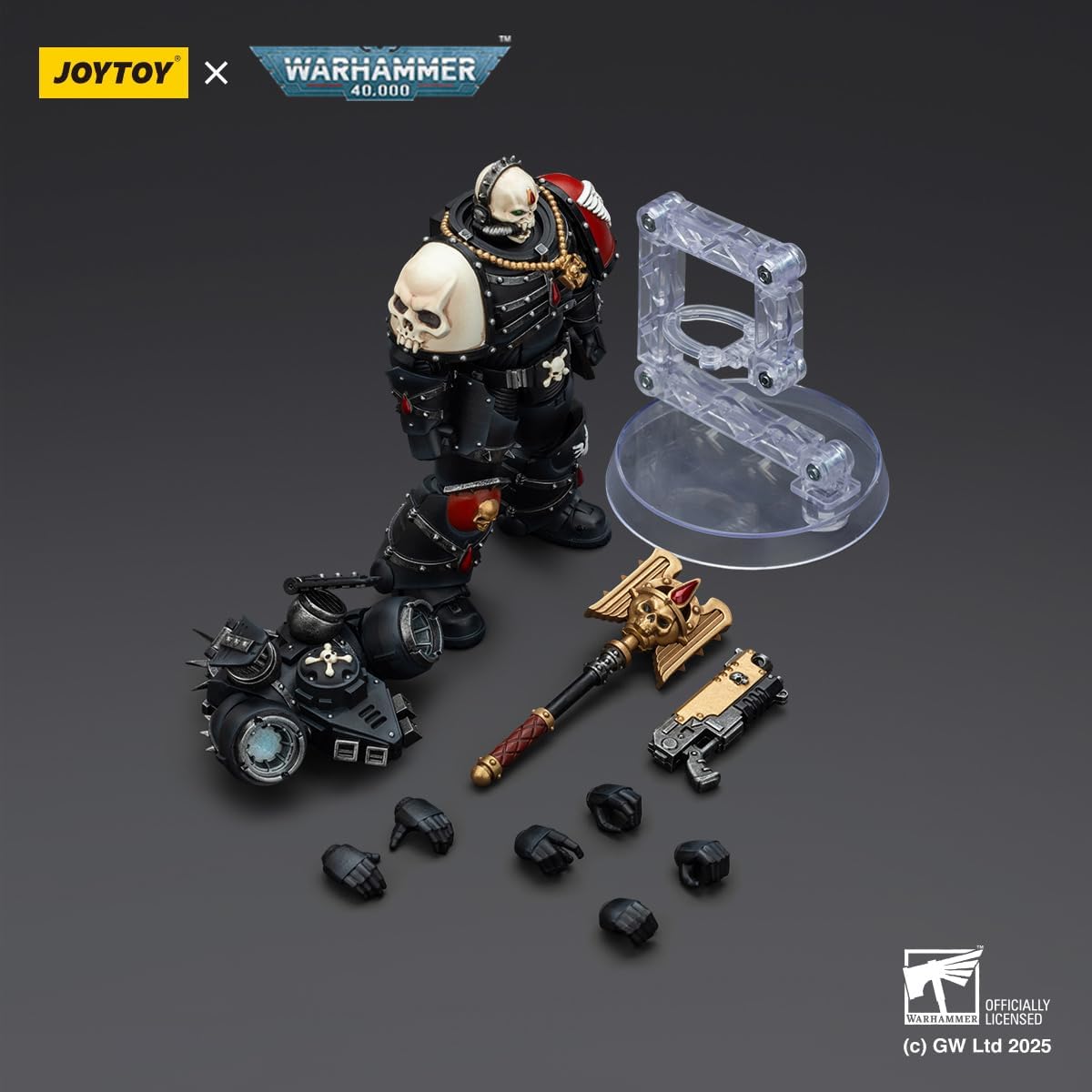Warhammer 40,000: Combat Patrol Blood Angels Action Figure Lemartes With Jump Pack Blood Crozius And Absolver Bolt Pistol 12 Cm