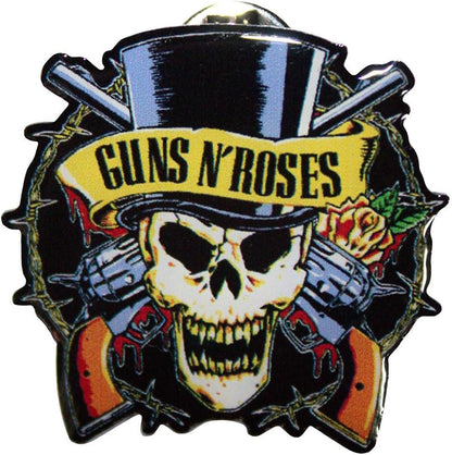 Guns N' Roses Top Hat Pin Badge One Size