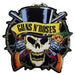 Guns N' Roses Top Hat Pin Badge One Size