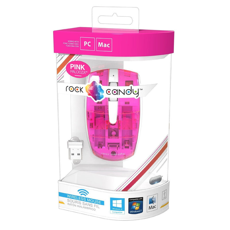 Rock Candy Wireless Mouse - Modèle rose