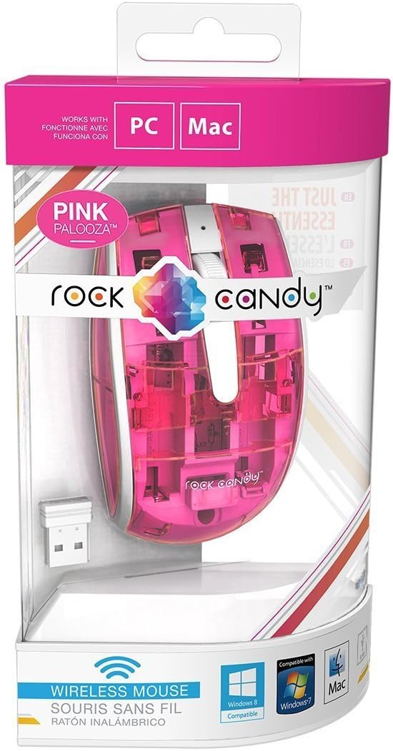 Rock Candy Wireless Mouse - Modèle rose
