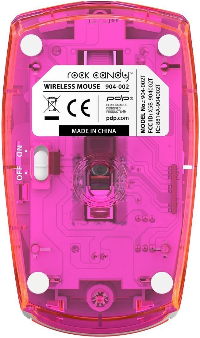 Rock Candy Wireless Mouse - Modèle rose
