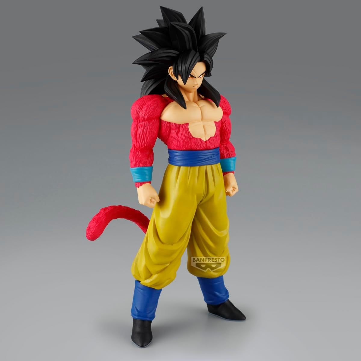 Banpresto Goku Super Saiyan 4 Dragon Ball GT Action Figure - Solid Edge Works 21 cm - BP29903P Multicolor - Collectible Figure - Great for Anime Fans