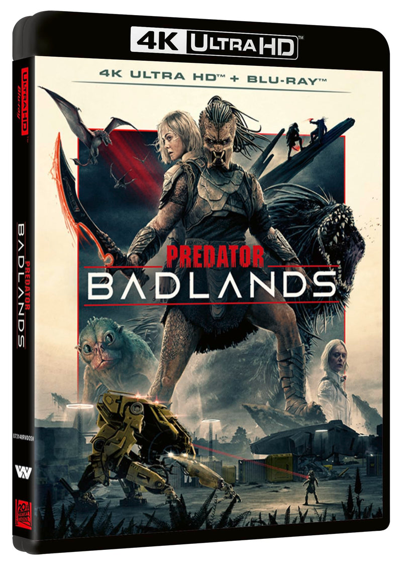 Blu-Ray 4K Uhd Predator: Badlands (4K Ultra Hd+Blu-Ray), Predator: Badlands - 4K (Bd 4K + Bd Hd)