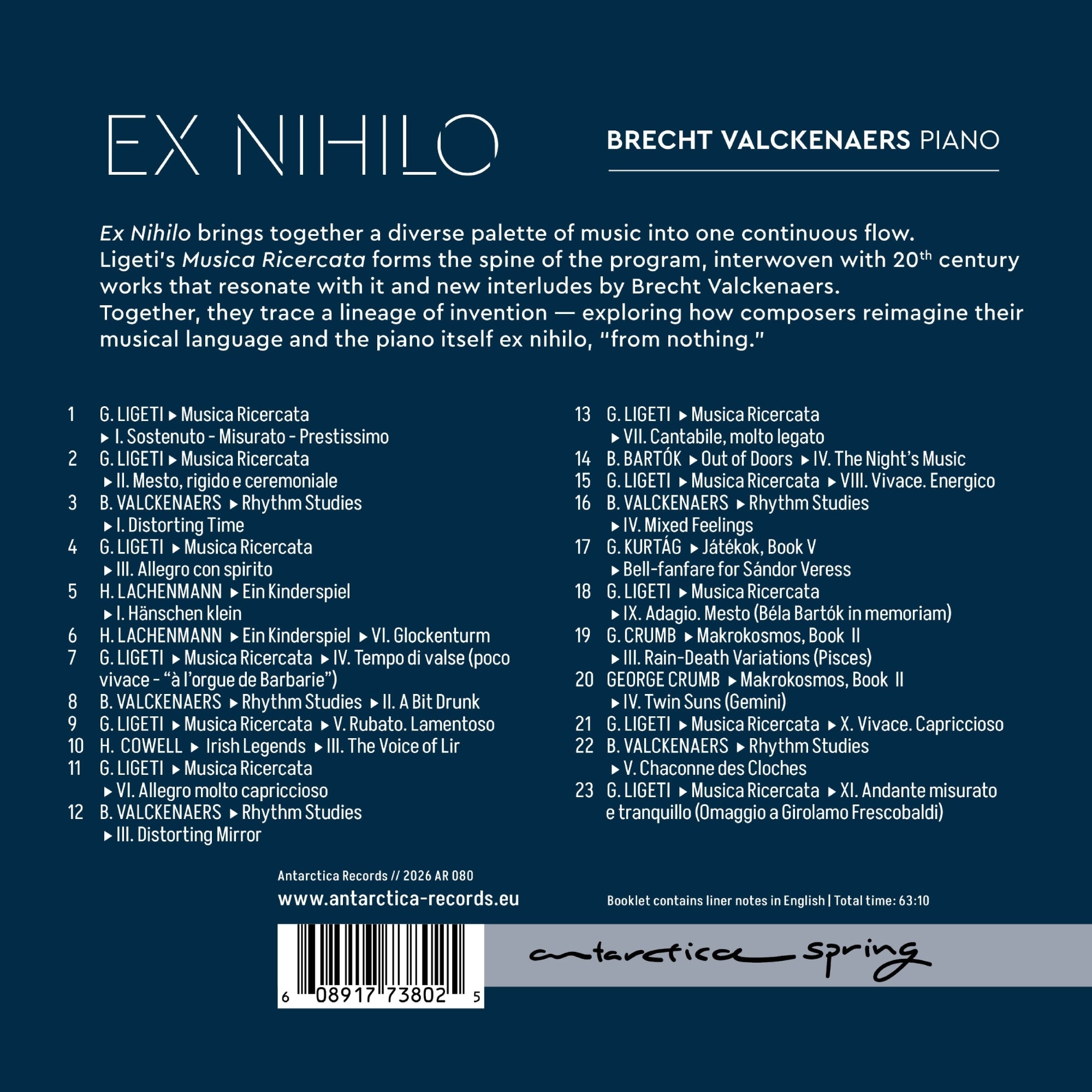 Brecht Valckenaers: Ex Nihilo