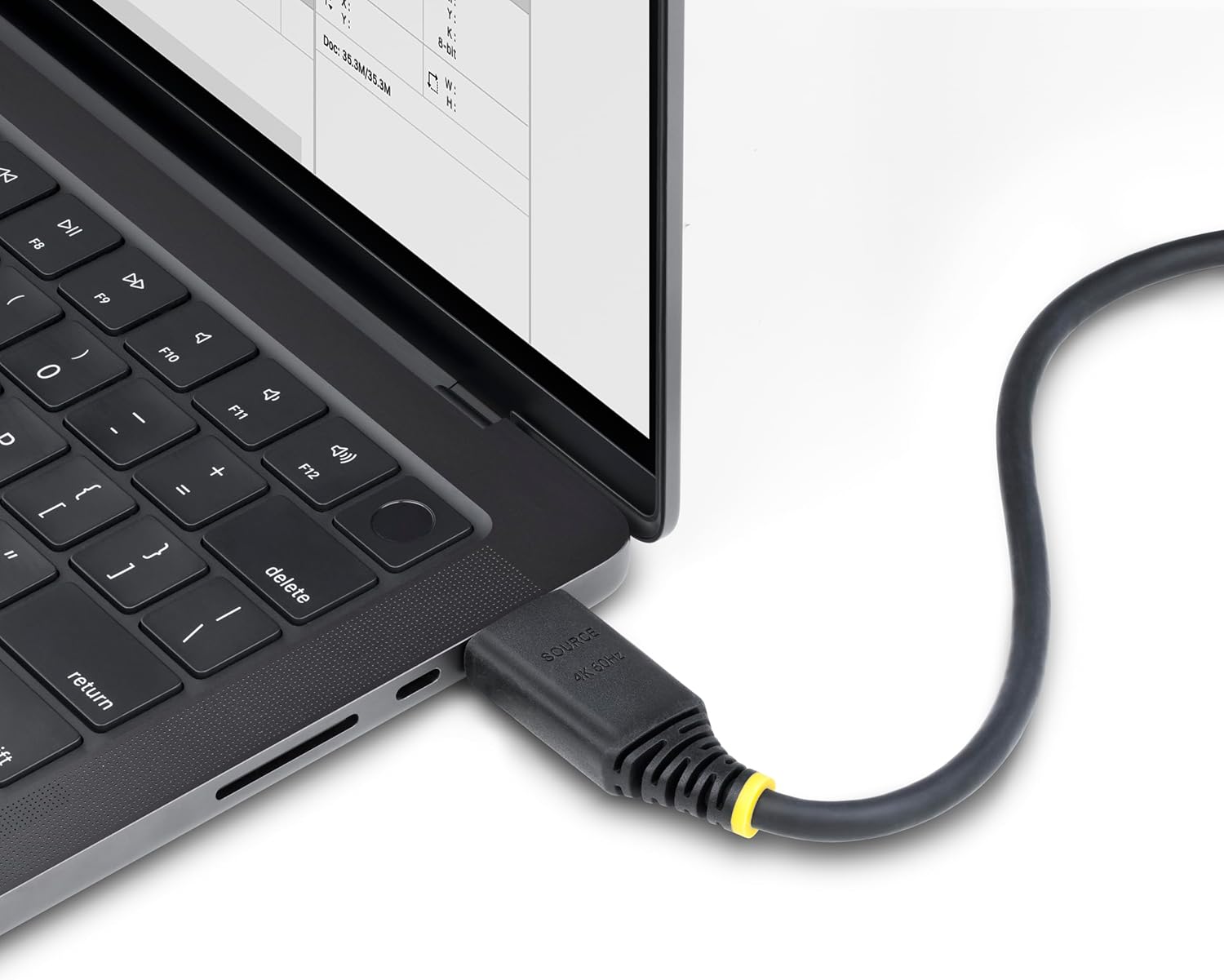 StarTech 15m (50ft) Active High Speed HDMI Cable with Gripping Connectors, 4K 60Hz/1440p 144Hz, 18Gbps, UHD HDMI Cord, TPE Jacket