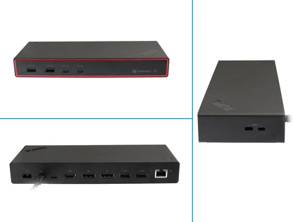 Usb Hub Lenovo 40Be0135Eu Black 100 W