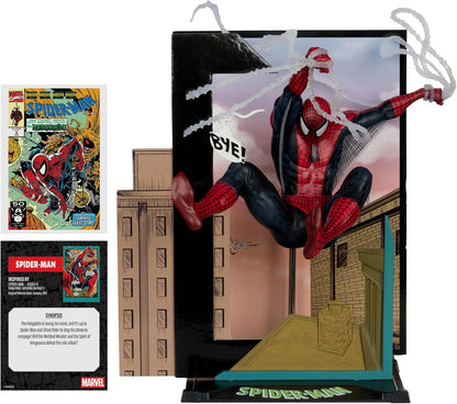 McFarlane Marvel Spider-Man (Spider-Man #6) 1:10th Scale Collectible with Scene Toys