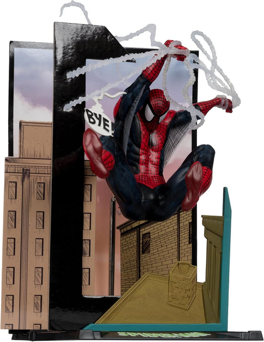 McFarlane Marvel Spider-Man (Spider-Man #6) 1:10th Scale Collectible with Scene Toys