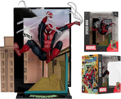 McFarlane Marvel Spider-Man (Spider-Man #6) 1:10th Scale Collectible with Scene Toys