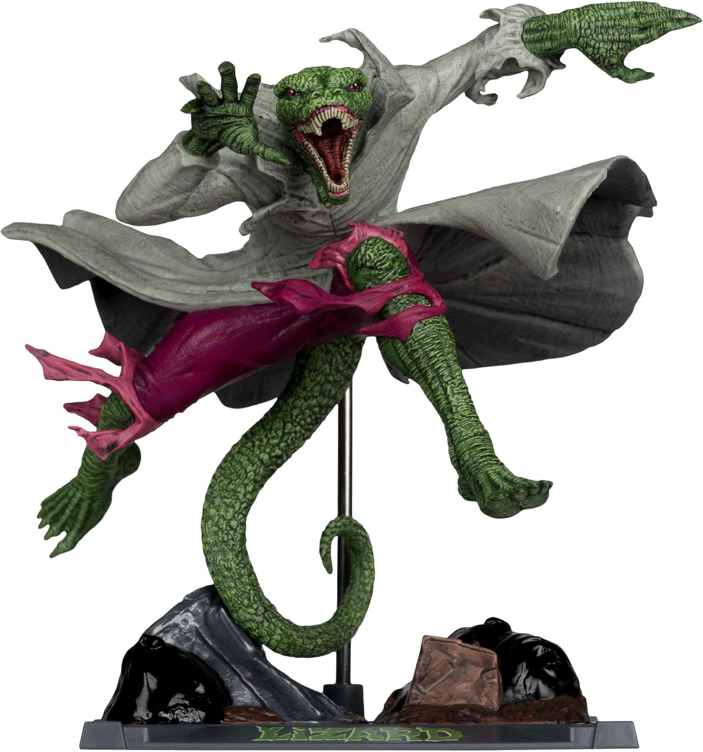 McFarlane Marvel The Lizard 1:10th Scale Collectible with Scene (SPIDER-MAN #2) Toys