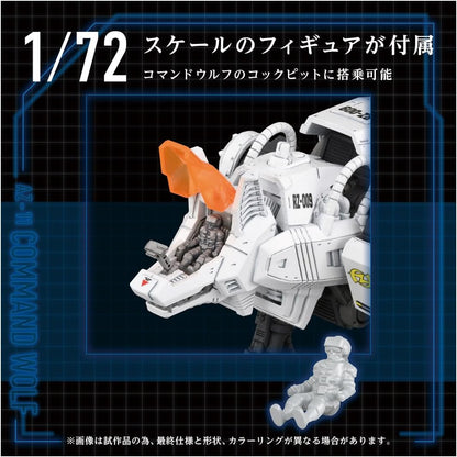 Takara Tomy T-SPARK ZOIDS AZ-11 Command Wolf Color Coded Plastic Kit