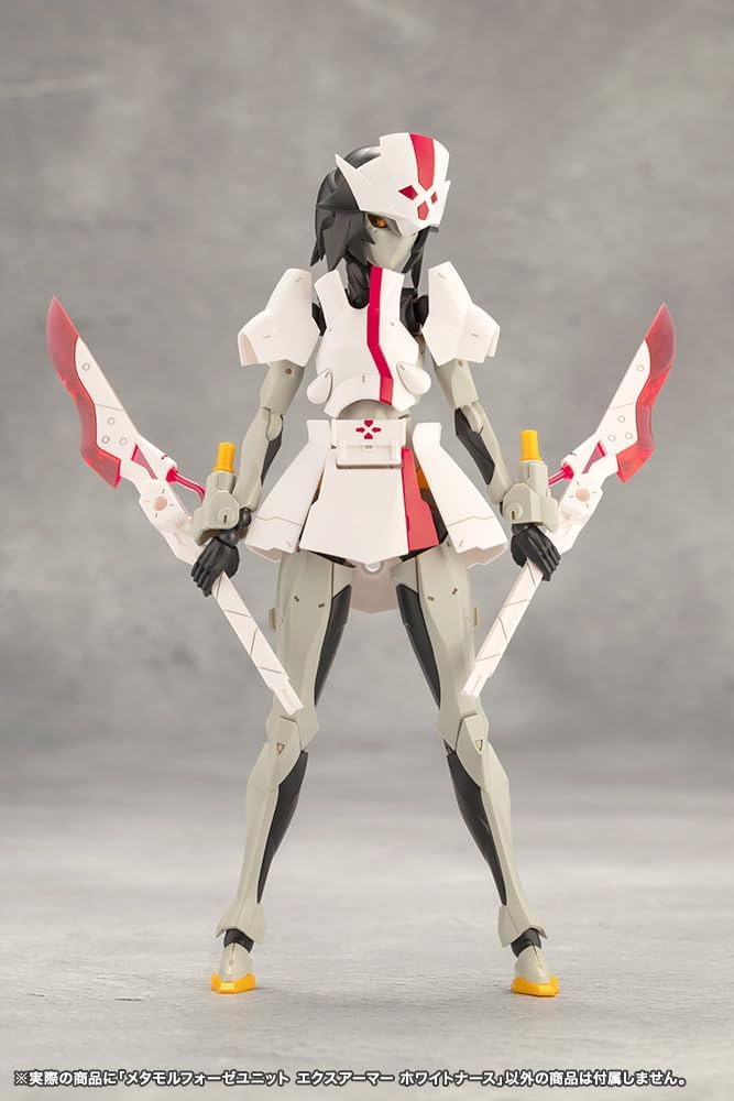 Infinite Encounter Megalomaria Metamorphose Unit, X-Armor White Nurse, Total Length: Approx. 8.1 inches (208 mm), Non-scale, Plastic Model