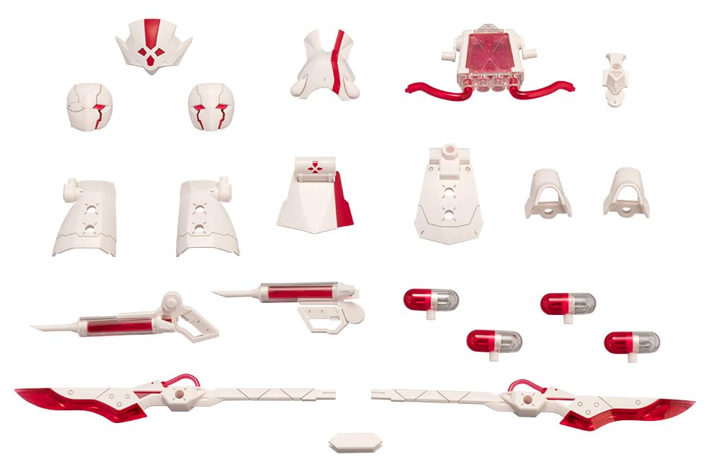 Infinite Encounter Megalomaria Metamorphose Unit, X-Armor White Nurse, Total Length: Approx. 8.1 inches (208 mm), Non-scale, Plastic Model