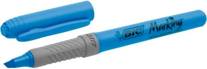 BiC Highlighter Grip, Highlighter Pens with Chisel Tip, Long-lasting, Ideal for School and Office, Assorted Colours