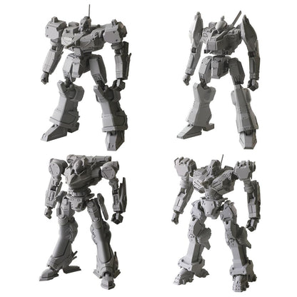 Kotobukiya Armored Core Structure Arts Plastikmodellbausatz ohne Maßstab, Serie Vol. 1 Alle 4 Typen Box Nicht-Skala Plastikbausatz
