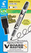 Pilot V-Board Master S 3.5 mm Tip Extra Fine Whiteboard Marker with Eraser - Black (Box of 10