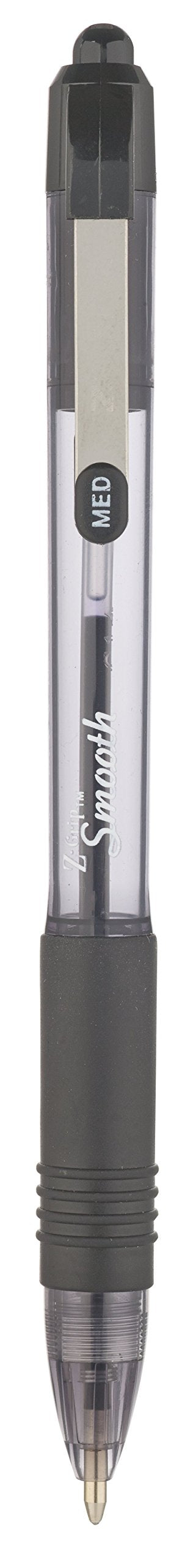 Zebra Z-Grip Smooth Ballpoint Pen - Black (Pack of 12