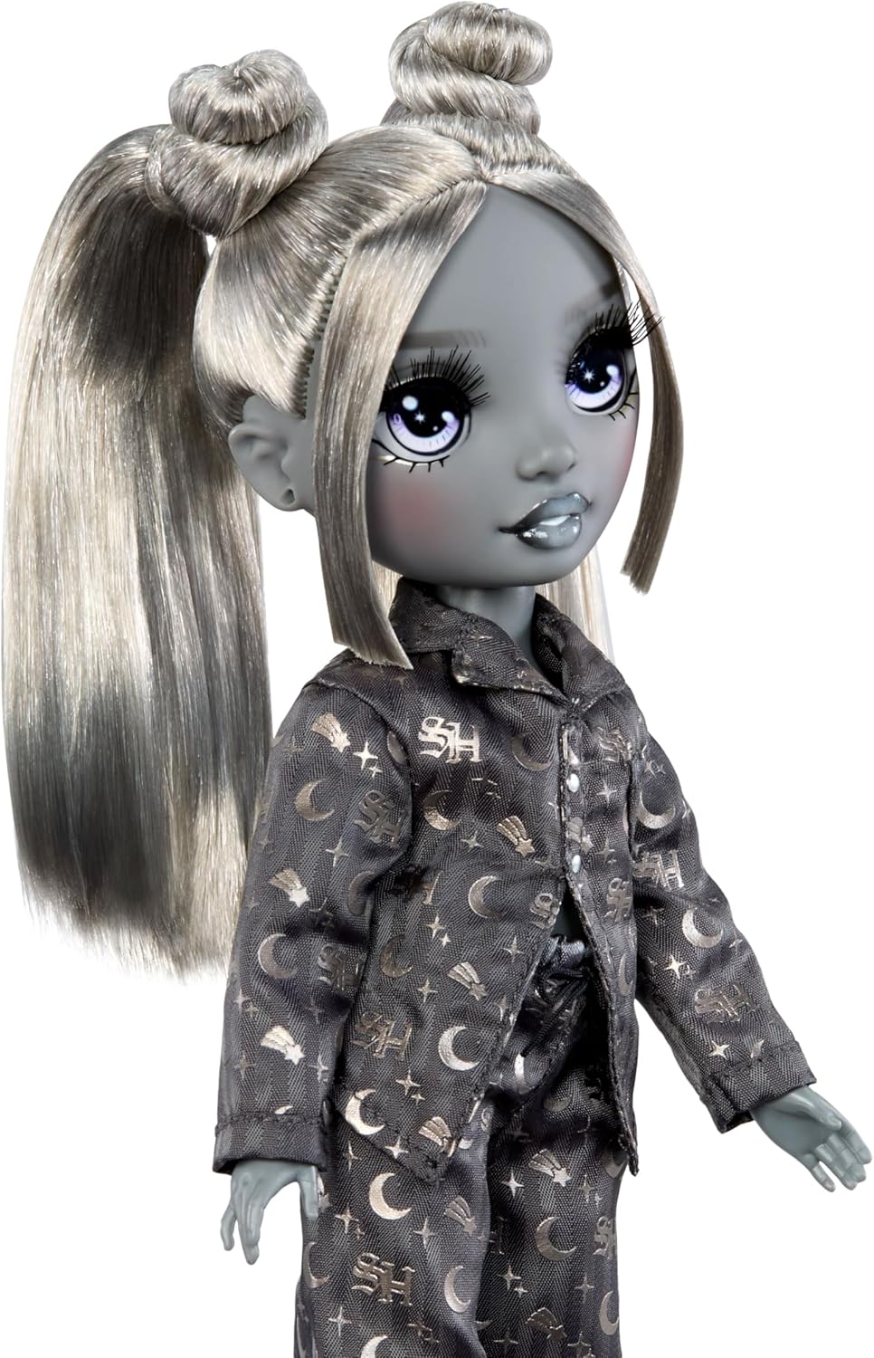 Rainbow High Shadow High Girl's Night - Luna Madison - Greyscale 28cm Fashion Doll, Grey Hair & Outfit with Accessories and Comb - For Collectors & Children Ages 6+