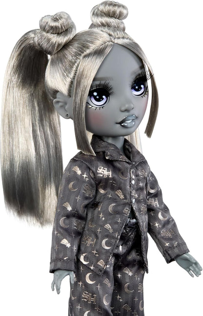 Rainbow High Shadow High Girl's Night - Luna Madison - Greyscale 28cm Fashion Doll, Grey Hair & Outfit with Accessories and Comb - For Collectors & Children Ages 6+