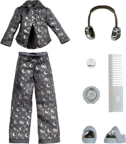 Rainbow High Shadow High Girl's Night - Luna Madison - Greyscale 28cm Fashion Doll, Grey Hair & Outfit with Accessories and Comb - For Collectors & Children Ages 6+