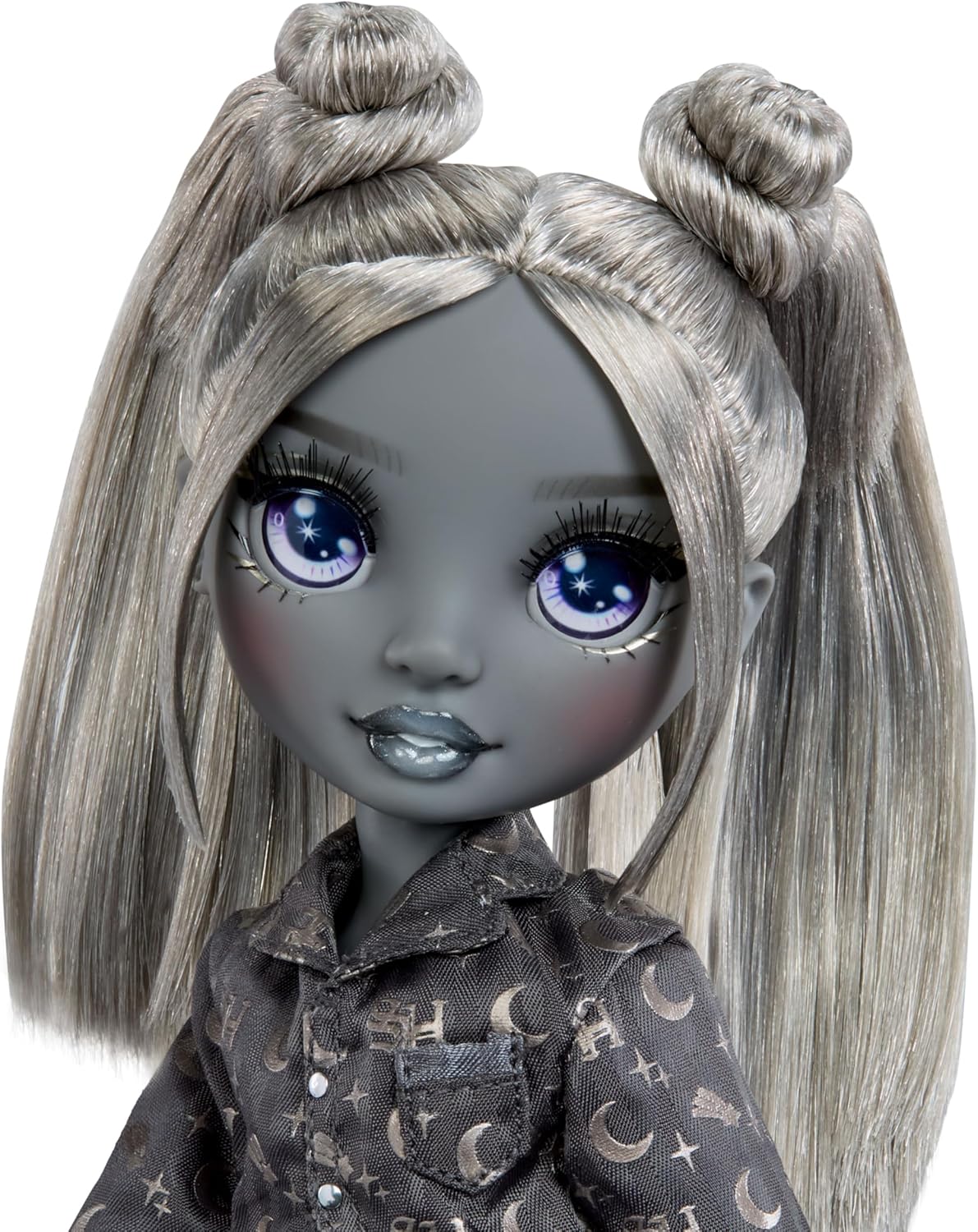 Rainbow High Shadow High Girl's Night - Luna Madison - Greyscale 28cm Fashion Doll, Grey Hair & Outfit with Accessories and Comb - For Collectors & Children Ages 6+