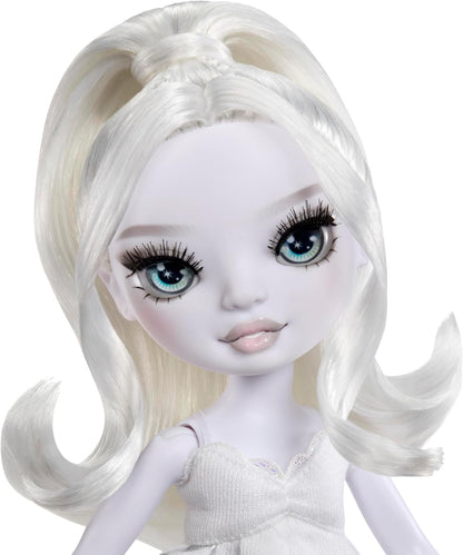 Rainbow High Shadow High Girl's Night - Natasha Zima - Greyscale 28cm Fashion Doll, White Hair & Silver Outfit with Accessories and Comb - For Collectors & Children Ages 6+