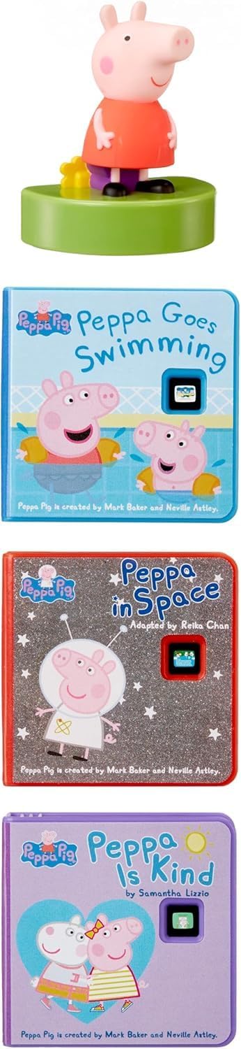 little tikes The Peppa Pig Friendship Collection for The Story Dream Machine Includes 3 Stories and 1 Character That adds Light Effects in nightlight Mode