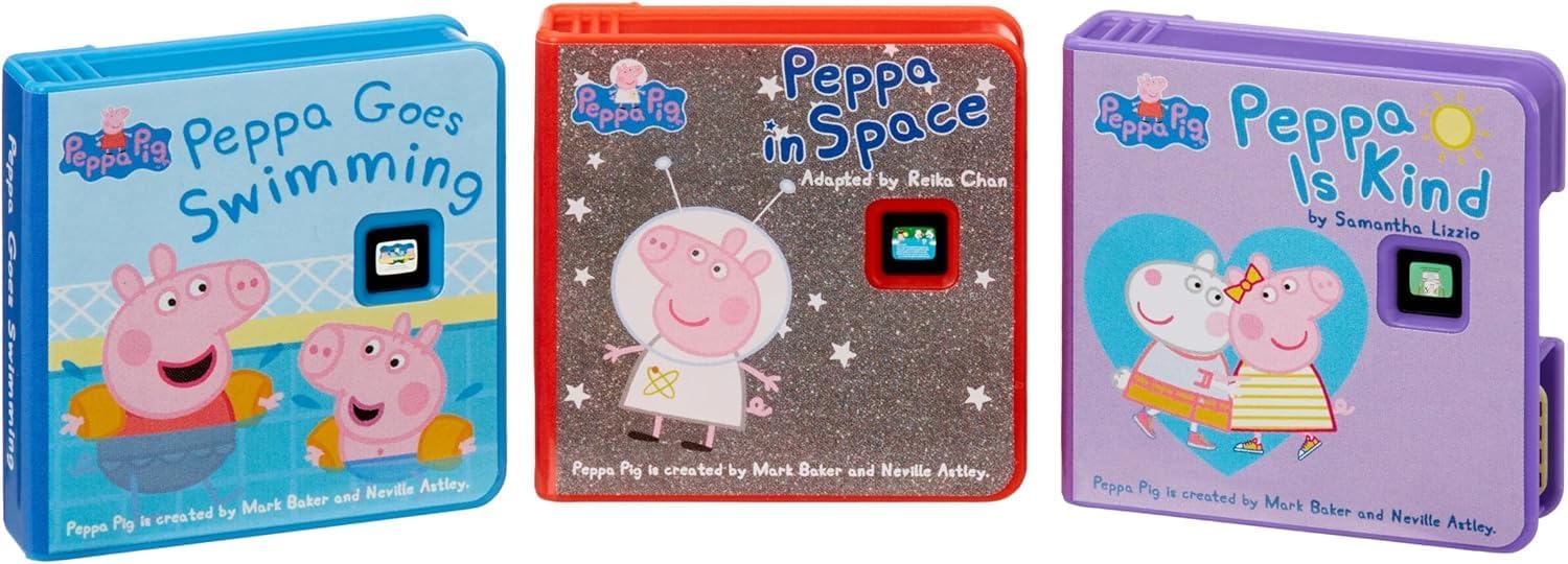 little tikes The Peppa Pig Friendship Collection for The Story Dream Machine Includes 3 Stories and 1 Character That adds Light Effects in nightlight Mode