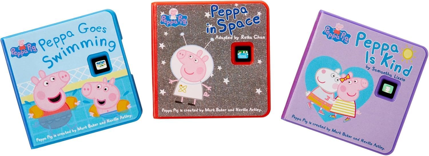 little tikes The Peppa Pig Friendship Collection for The Story Dream Machine Includes 3 Stories and 1 Character That adds Light Effects in nightlight Mode