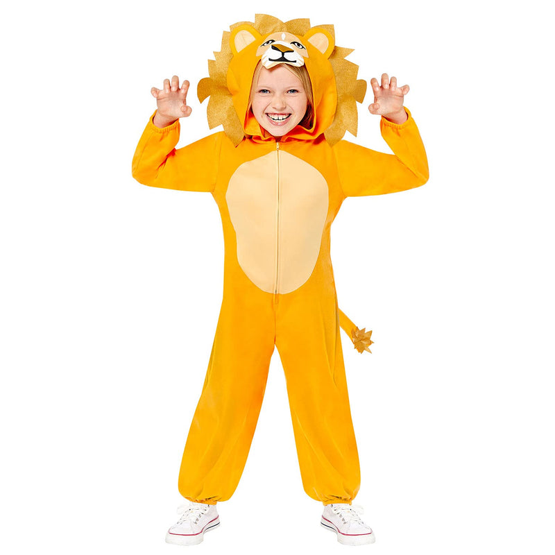 Kinderkostuum Leeuw Onesie - 4-6 jaar