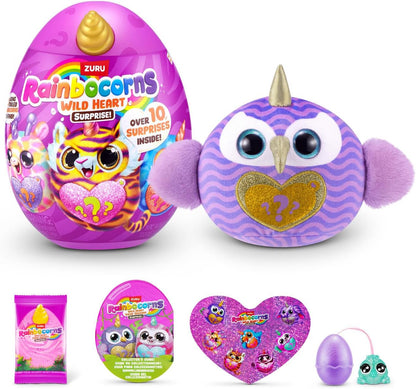 Zuru Rainbocorns Wild Heart Egg with Surprise Plush Toy and Accessories