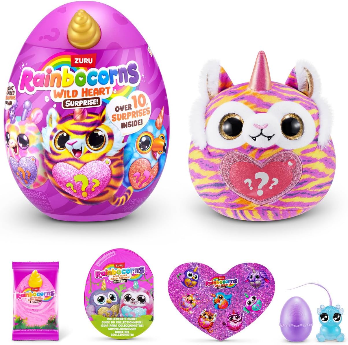 Zuru Rainbocorns Wild Heart Egg with Surprise Plush Toy and Accessories