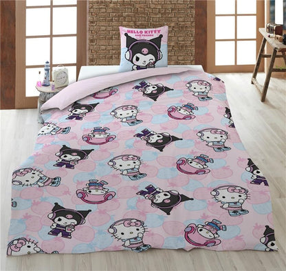 Hello Kitty & Friends Dekbedovertrek - 140x200 cm