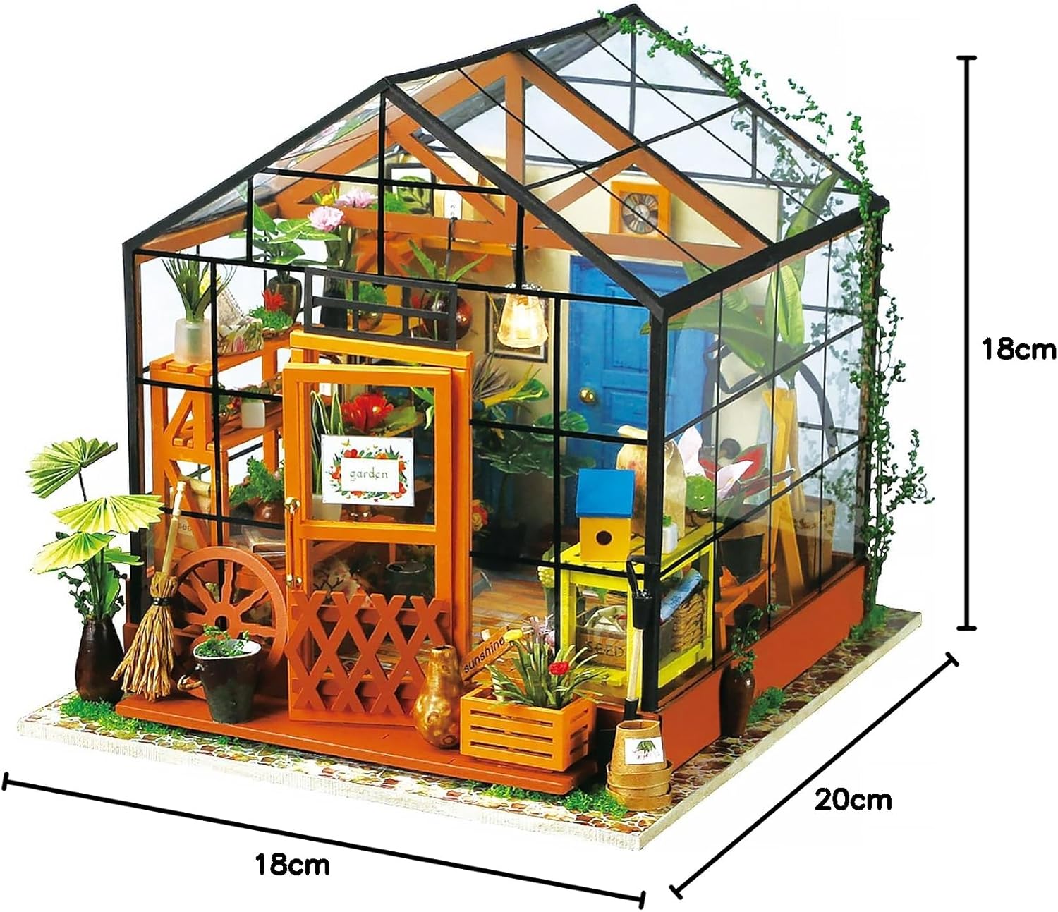 Robotime Kathy's groene huis