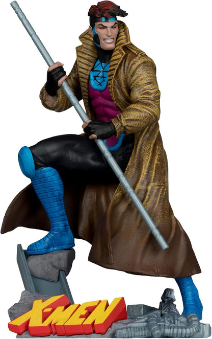 McFarlane Marvel Gambit 1:10th Scale Collectible with Scene (X-MEN #1) Toys