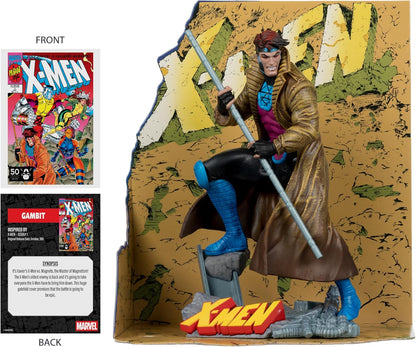 McFarlane Marvel Gambit 1:10th Scale Collectible with Scene (X-MEN #1) Toys