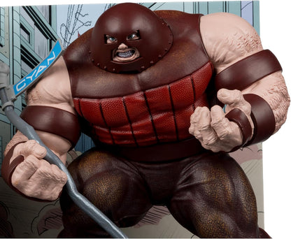 McFarlane Marvel The Juggernaut 1:10th Scale Collectible with Scene (SPIDER-MAN #16) Original Artwork Sweepstakes Gold Label Toys