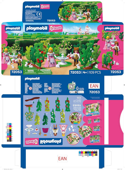 PLAYMOBIL | Princess | Koninklijk Doolhof | Prins en Prinses met Verstelbaar Labyrint | Stimuleert Creativiteit | Prinsessenspeelgoed voor kinderen vanaf 4 jaar | 72053