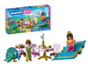 PLAYMOBIL | Princess | Een bezoek van ver | 2 prinsessen met vliegend tapijt en theekransje | Stimuleert creativiteit | Prinsessenspeelgoed voor kinderen vanaf 4 jaar | 72054
